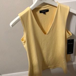 Sleeveless v-neck